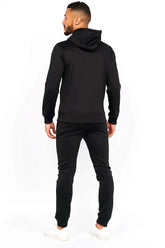 A-X Black Hoodie Tracksuit